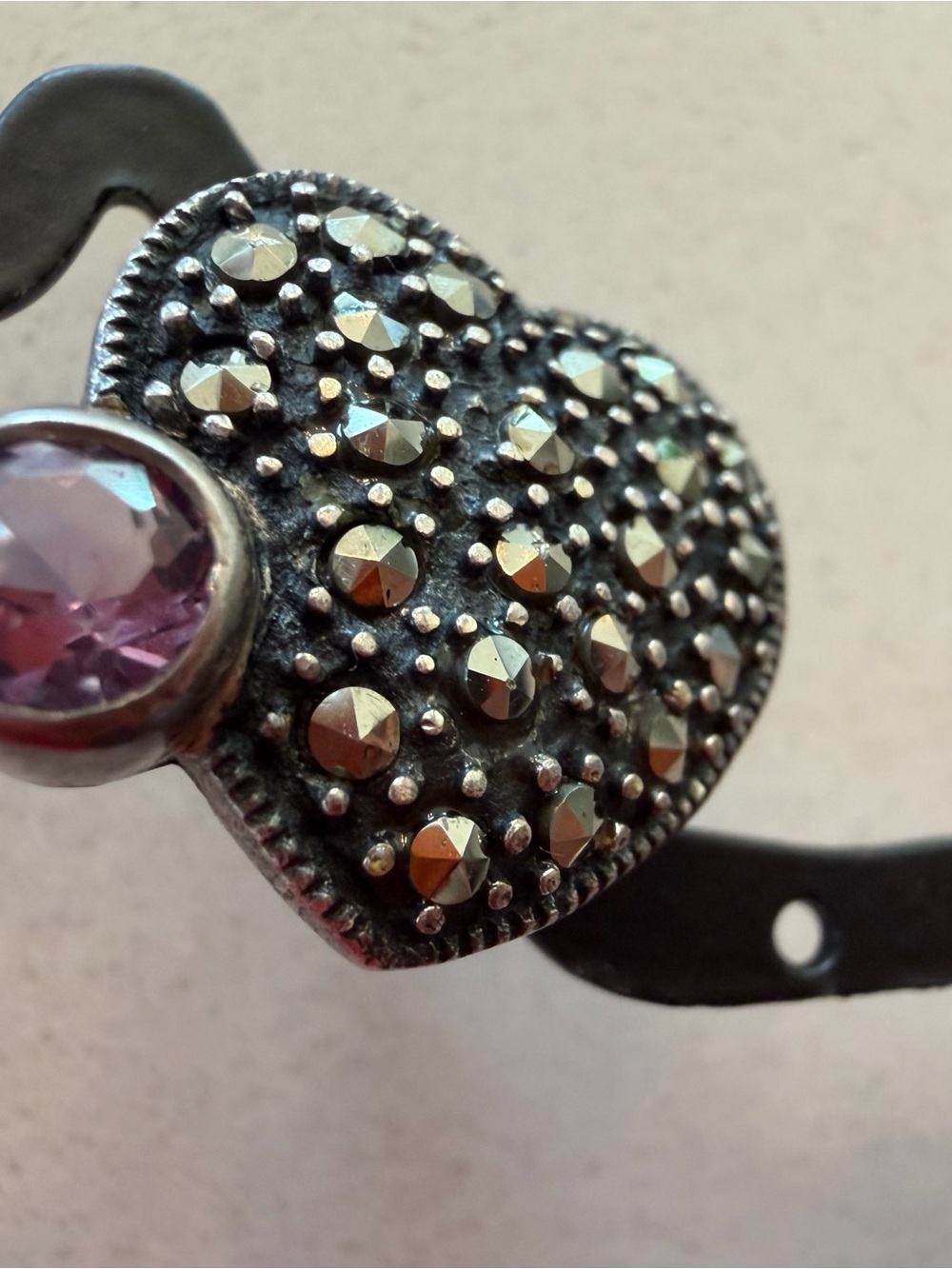Marcasite earrings and Bracelet